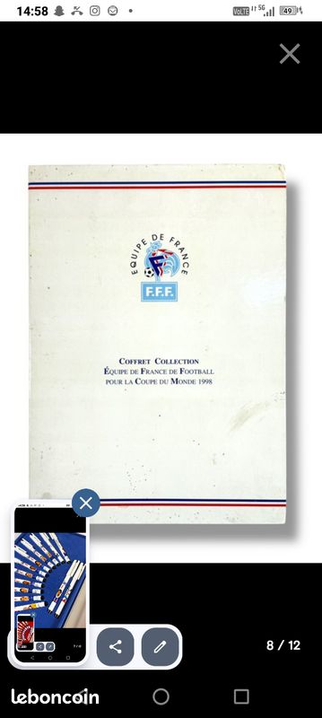 CENDRIER PORCELAINE YVES DESHOULIERES APILCO - FRANCE 98 WORLD CUP - FOOTIX
