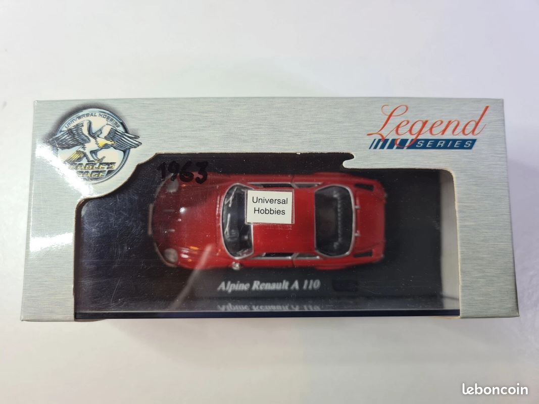 Figurine Renault Alpine A110 1/43 – Universal Hobbies, édition Le Mans 1986