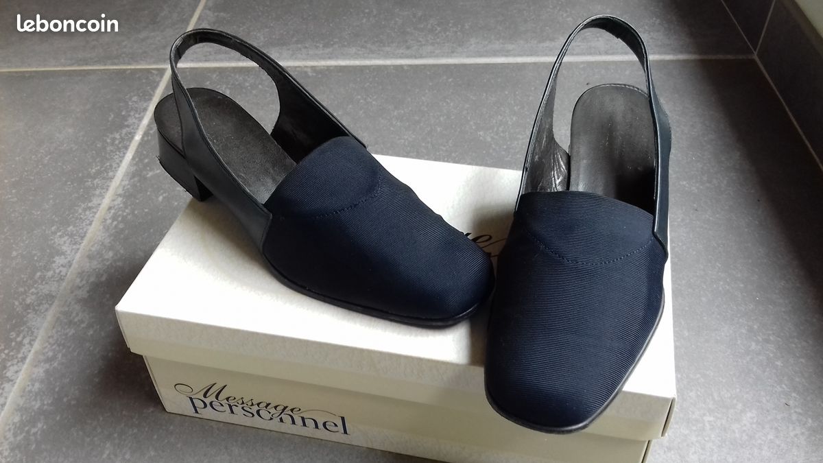 Chaussures bleu marine 38 (image 3)