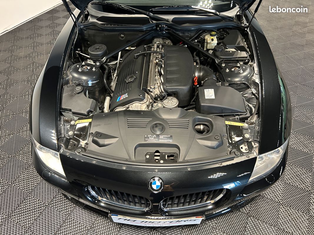 BMW Z4 M Roadster E85 3,2L 343ch BVM6 + 4 PNEUS NEUFS + NOIR SAPHIR + SELLERIE CUIR ÉLECTRIQUE ET CHAUFFANT + REGULATEUR DE VITESSE (image 6)