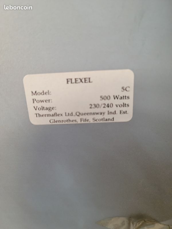 Radiateur suspendu 1200 x 600 flexel 500W (image 2)