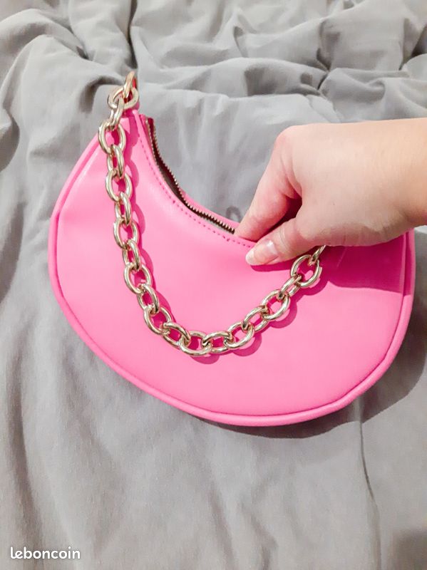Mini sac h&m NEUF JAMAIS PORTÉ ROSE BONBON (image 1)
