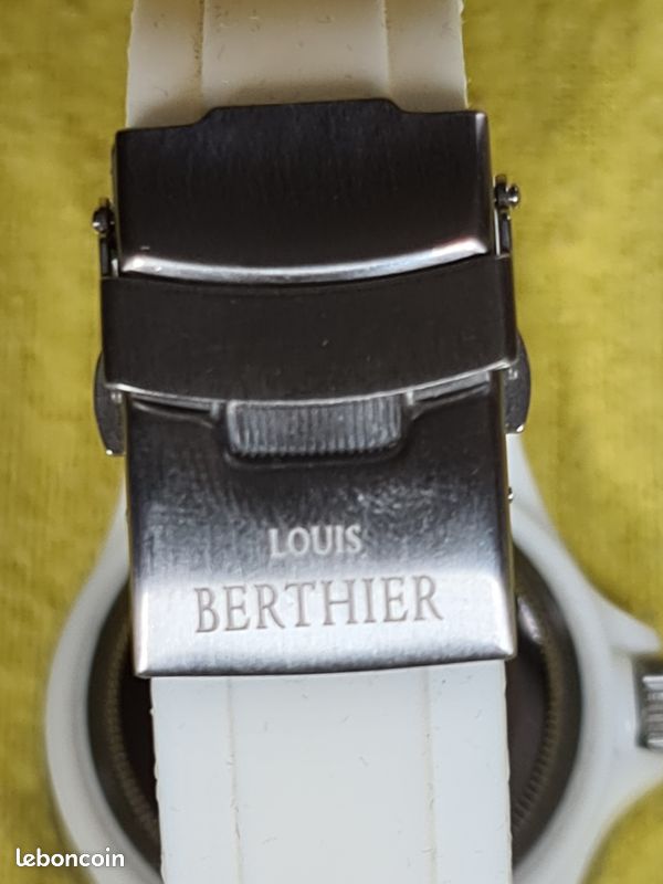 Montre Louis Berthier blanc glacier batterie neuve (image 6)