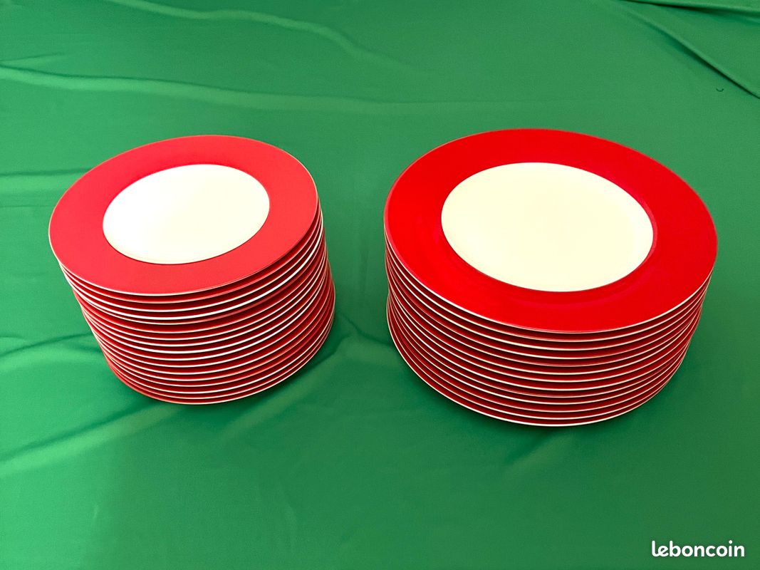 Villeroy et Boch Wonderful World Red assiettes (image 1)