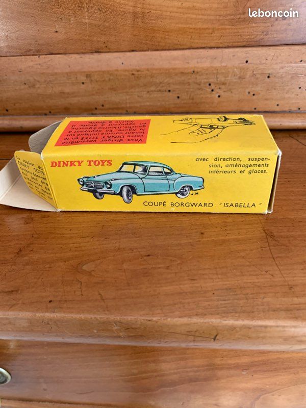 Dinky 549 - Borgward Isabella Coupé 1960 - Vert - 1/43 - Fabriqué En France - Occasion