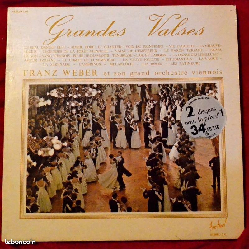 33 tours Franz Weber "Grandes Valses" (image 1)
