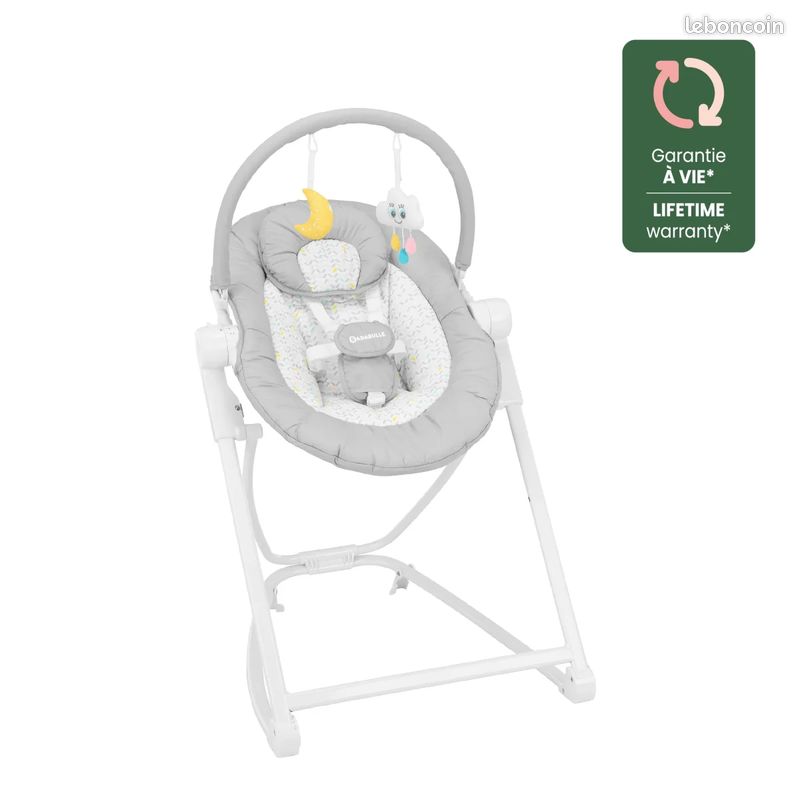 Transat bébé en hauteur Compact’Up Badabulle (image 1)