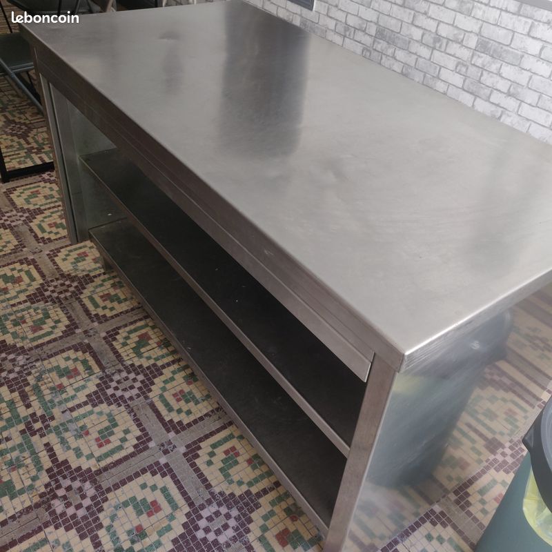 Meuble bas cuisine inox (image 2)