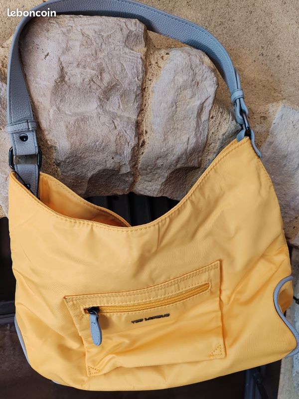 Sac à main Ted Lapidus jaune (image 1)