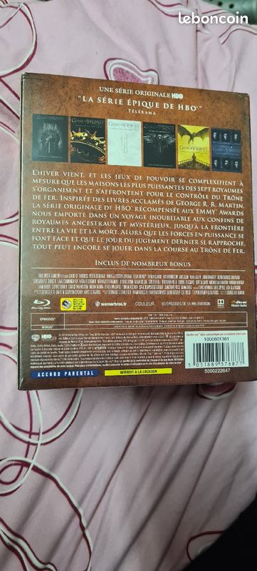 Coffret Bluray neuf GAME OF THRONES intégrale saisons 1 à 6 (image 2)