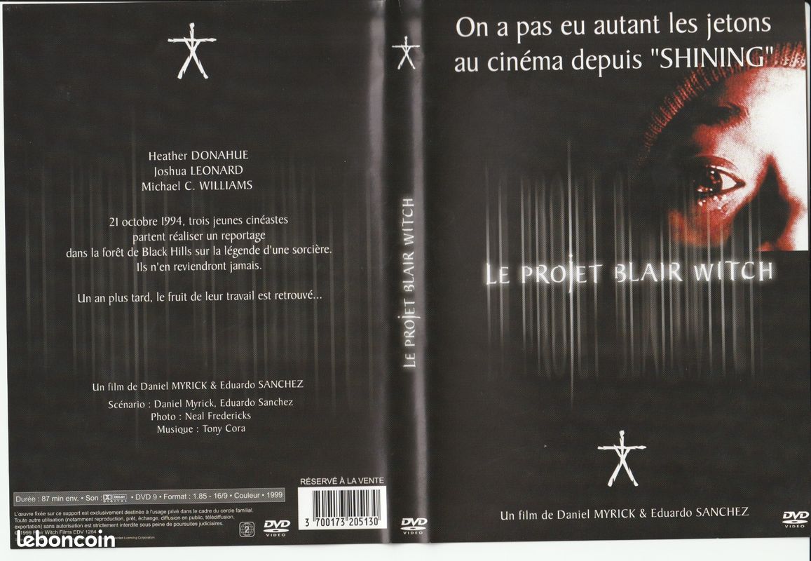 DVD le projet blair witch (horreur) 1999 - DVD - Films