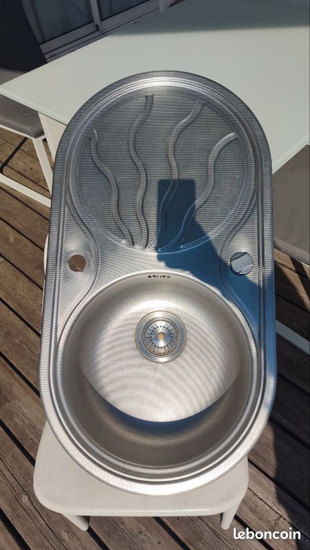 Évier inox rond (image 4)