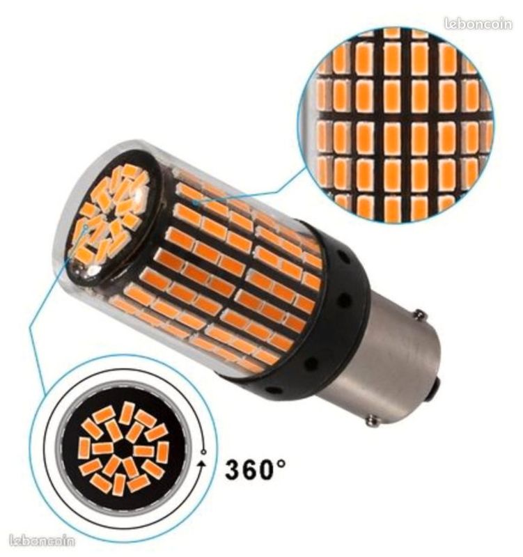 Ampoules LED Avant/Arrière Auto/Moto sans erreur - Équipement auto
