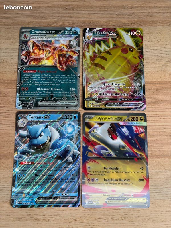 Lot 3 Cartes Xl Officielles Pack De 3 Cartes Pkm Géantes (Jumbo) Officielles En Français - Cadeau Collection, Format XL, Finition Brillante Carte Pokémon