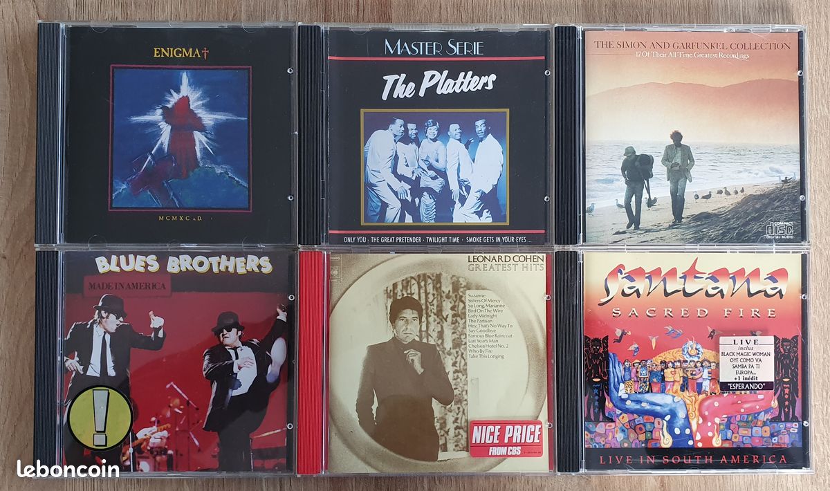 Lot de 6 CD Pop Rock (image 2)