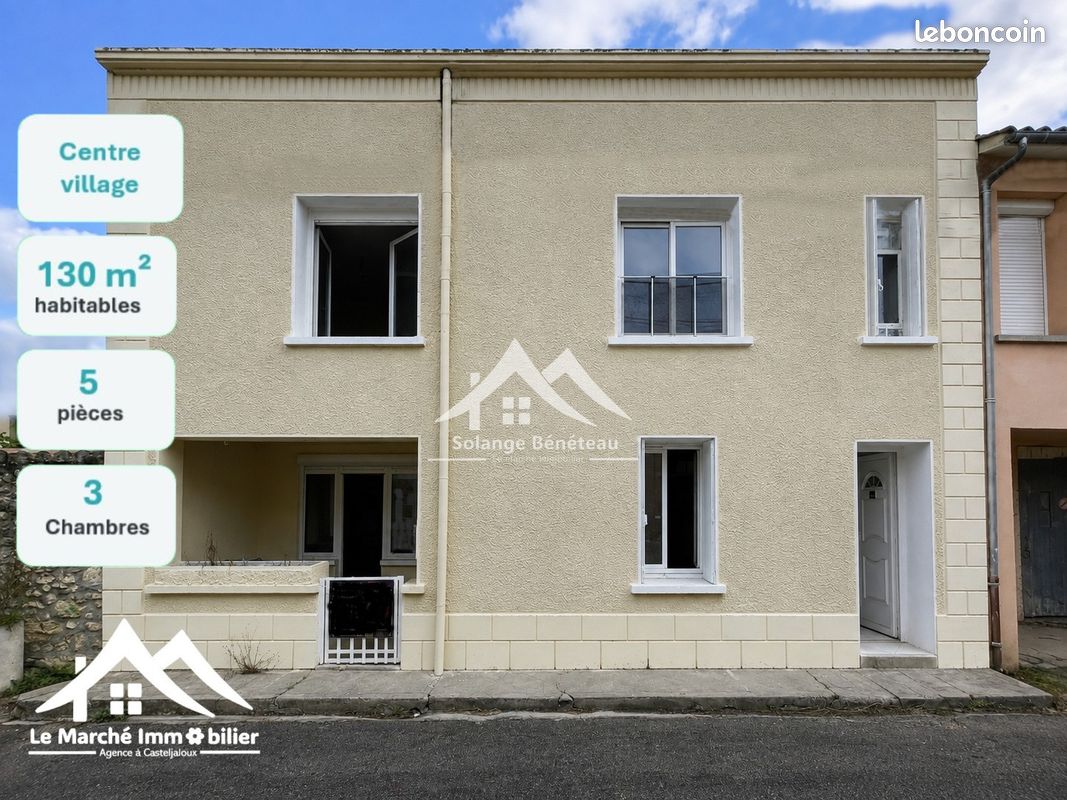 Maison 5 pièces 130 m² · à Villefranche-du-Queyran · 130 m² · 75 924 €