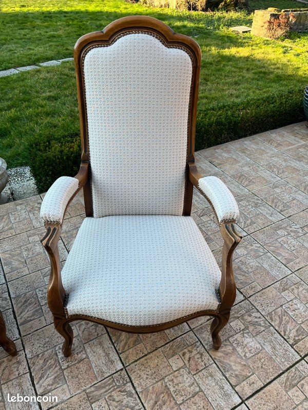 Ensemble de salon fauteuil et canapé Voltaire (image 4)