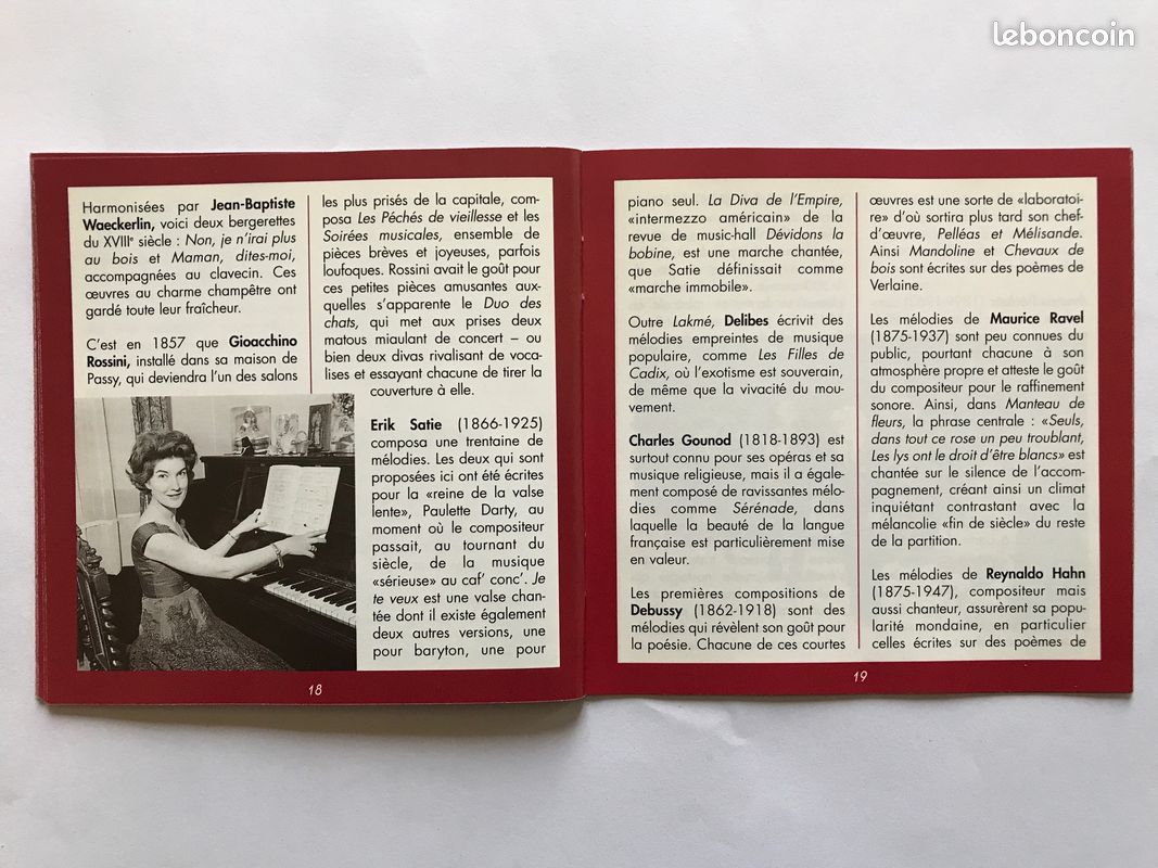 3 CD Mady Mesplé - Les plus grandes voix du Monde (image 6)