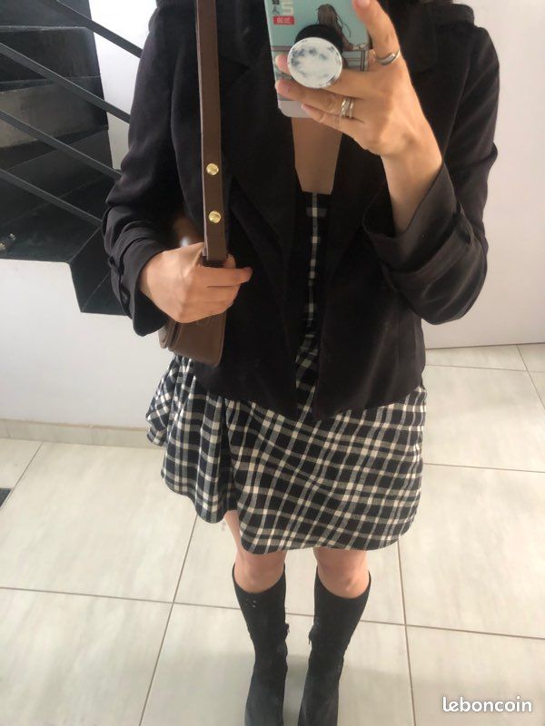 Sac à bandoulière marron tout neuf avec forme jolie et chic sac à main fashion (image 14)