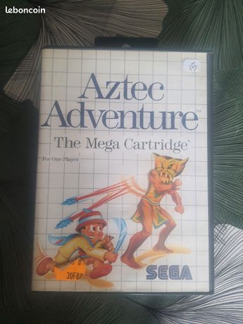 Jeu Aztec Adventure - SEGA Master System - PEGI 3, Bonne état