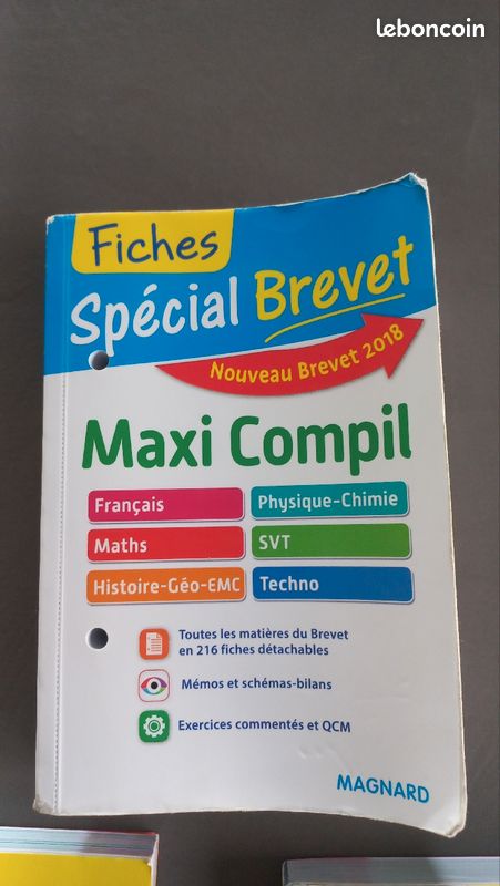 Lot 3 livres pour réviser le brevet (image 2)