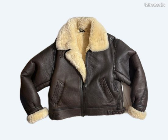 Blouson cuir Rafal Ycon de Redskins homme marron