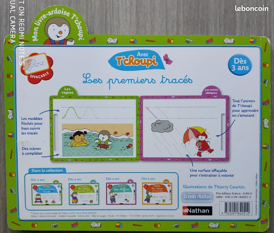 Mon livre-ardoise T'choupi : Les premiers tracés (image 3)
