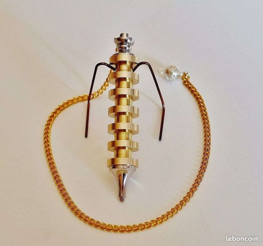 Pendule Divinatoire Métal Isis Argenté / Doré