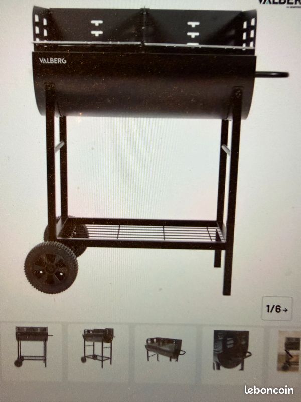 Barbecue charbon neuf avec housse (image 1)