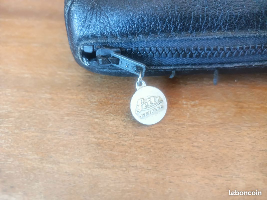 Etui En Cuir Noir Rigide Pour Le P. 38 De La Seconde Guerre Mondiale