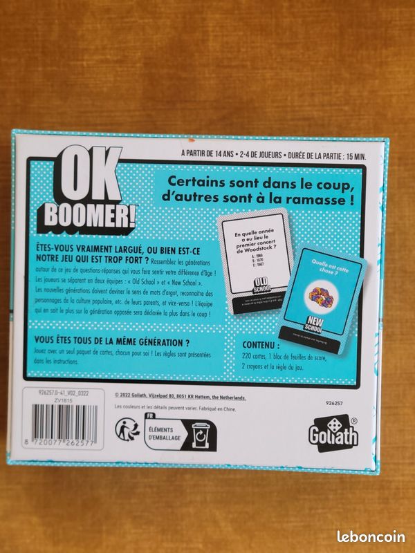 Jeu ok Boomer - neuf (image 2)