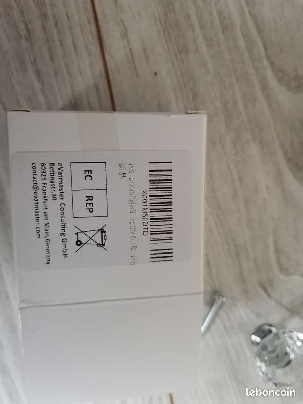 4 Boutons de meubles "cristal" (image 3)