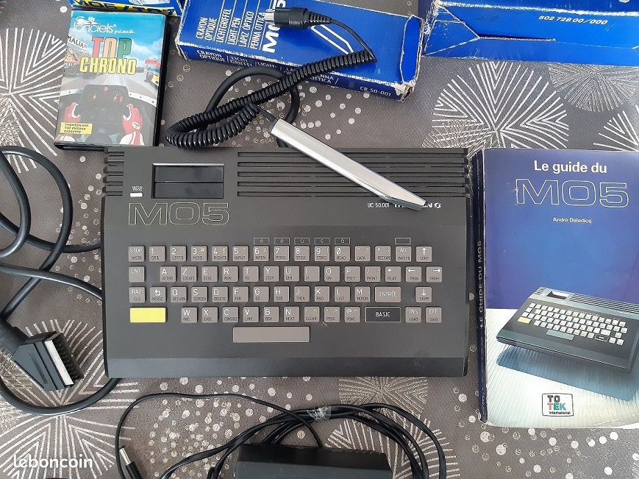 Lot De Jeux Thomson TO7 / MO5 - Noir Edition Sybex, Occasion
