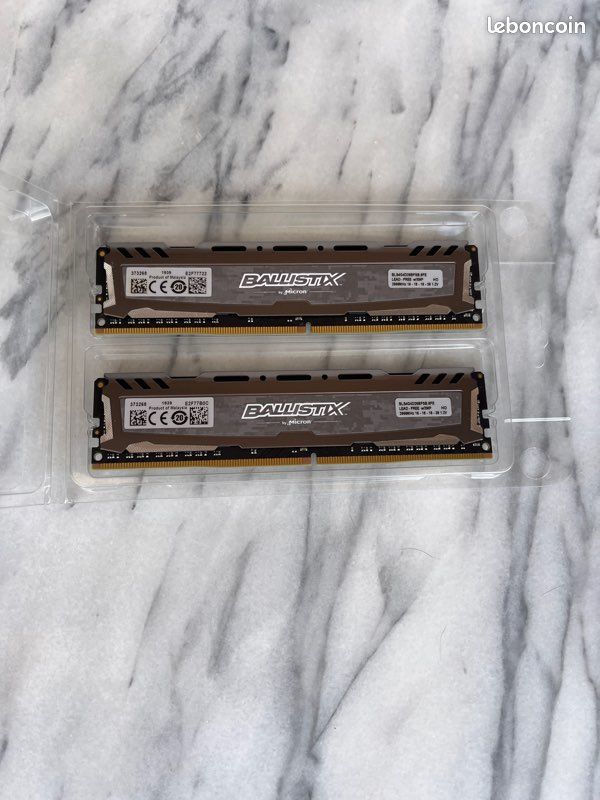 Lot de 2 barrettes de ram 2x4 GB (image 1)