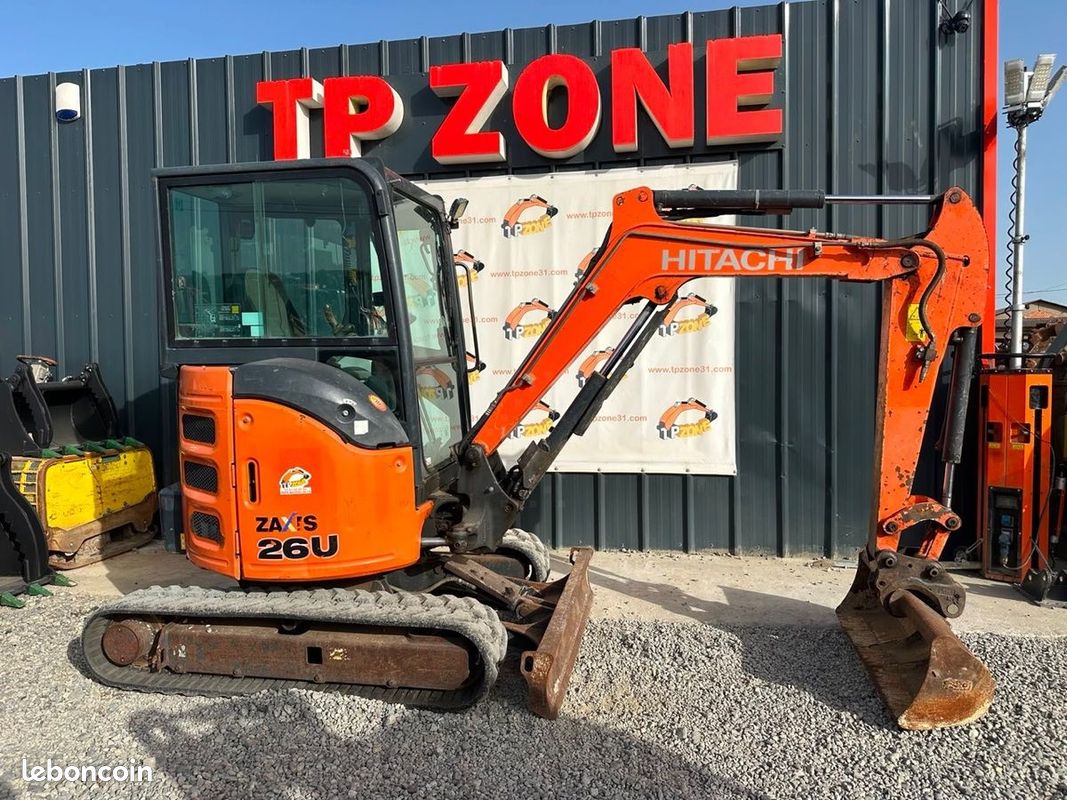 Hitachi ZX26U-5A CR Cabine à 22 900  HT (image 13)