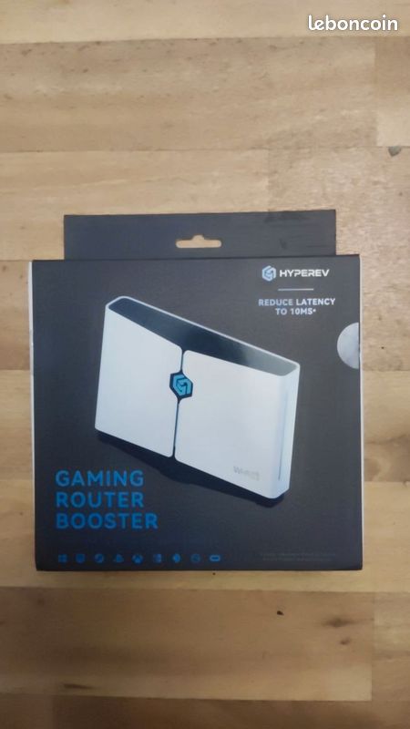 [NEUF] Routeur de Jeu avec amplificateur WiFi - GearUP Booster : abonnement Gratuit de 180 Jours, amplificateur de Jeu AX3000 pour PC et Consoles, 2402 Mbps (5 GHz et 2,4 GHz), WiFi 6 D (C4) (image 1)