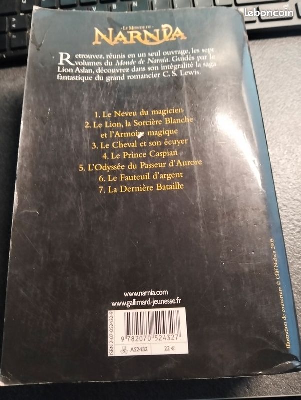Livre - Le Monde de Narnia - de Clives Staples Lewis - Bon état (image 2)