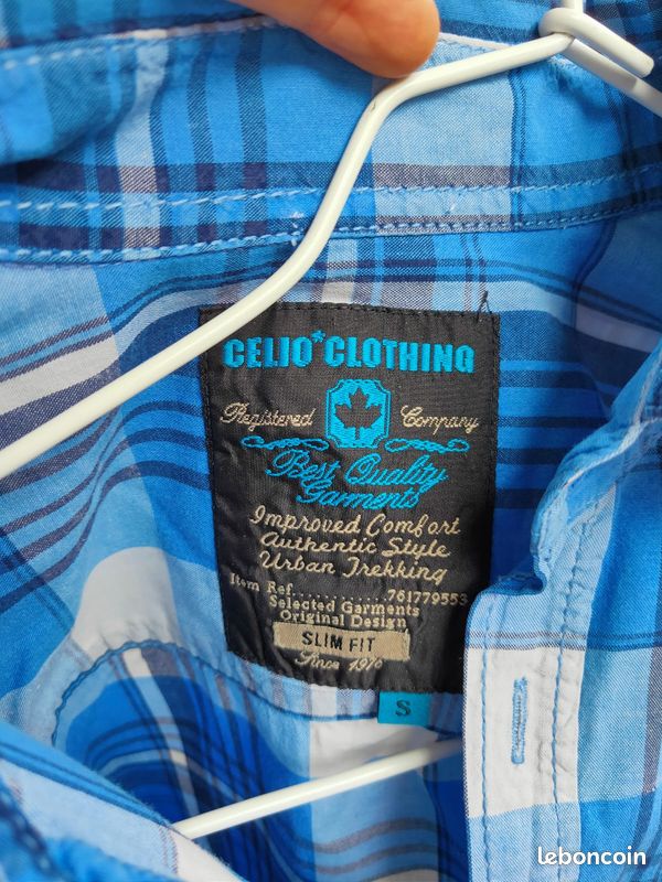 Chemise Celio 100% coton Taille S (image 4)