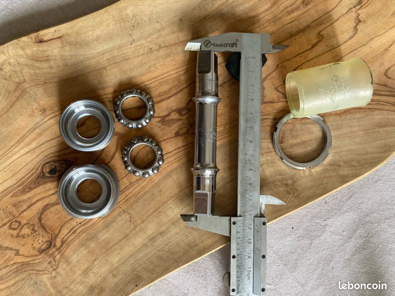 Boîtier De Pédalier Campagnolo SR Super Record - Filetage Français M35x100 - Années 70 - Occasion
