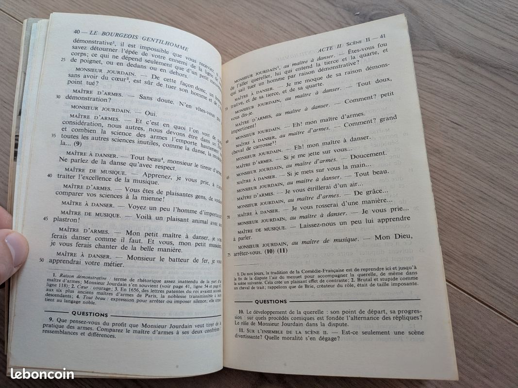Lot de 2 livres : les misérables de Victor Hugo et le bourgeois gentilhomme de Molière (image 11)