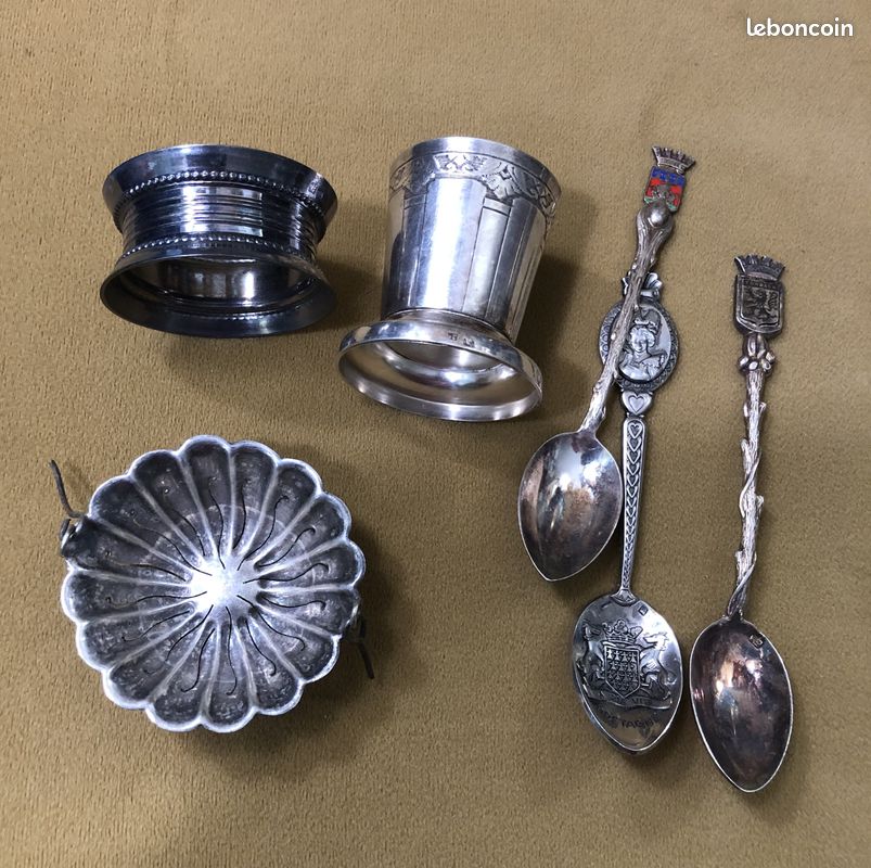 Lot De 3 Seaux à Champagne BEARD – Métal Argenté, Avec Poignées, Occasion, élégants