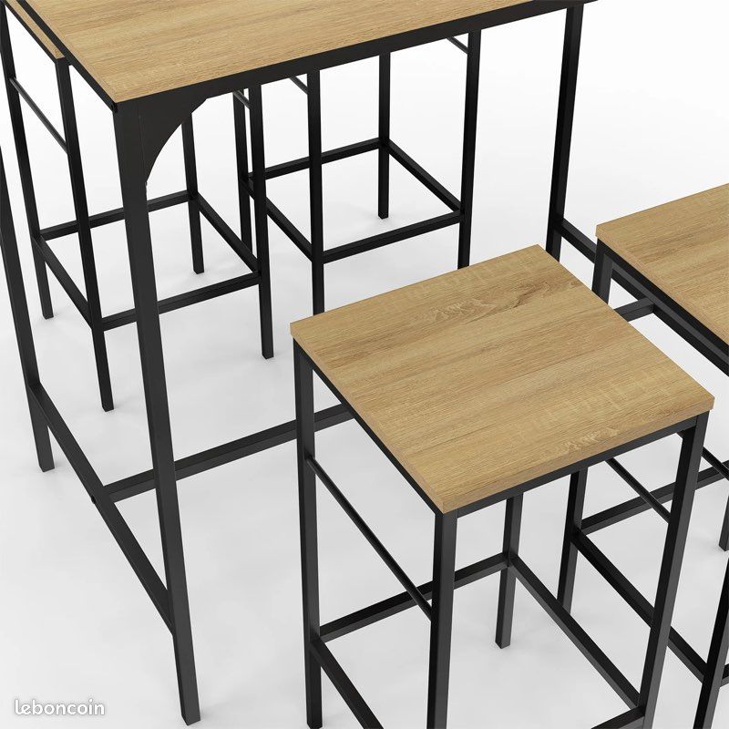 Table mange-debout & Tabourets (image 2)