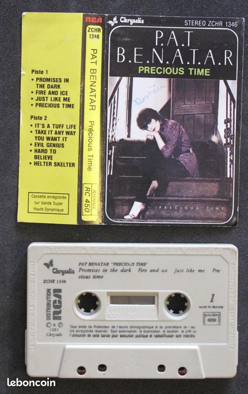 Pat Benatar " precious time" K7 (image 1)