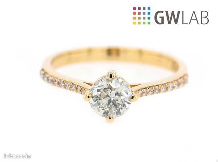 BAGUE neuve or et diamant 1000 Euros (image 1)
