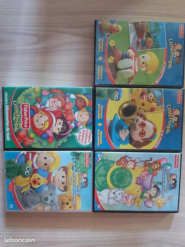 DVD "LittlePeople" de Fischer Price x 5 (image 1)