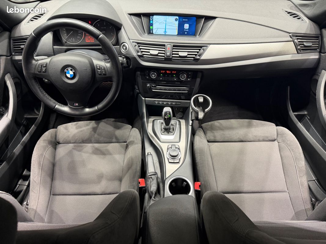BMW X1 20D 184ch M Sport X Drive - SUIVI COMPLET - APPLE CARPLAY - SIÈGE ALCANTARA CHAUFFANTS - ATTELAGE (image 3)