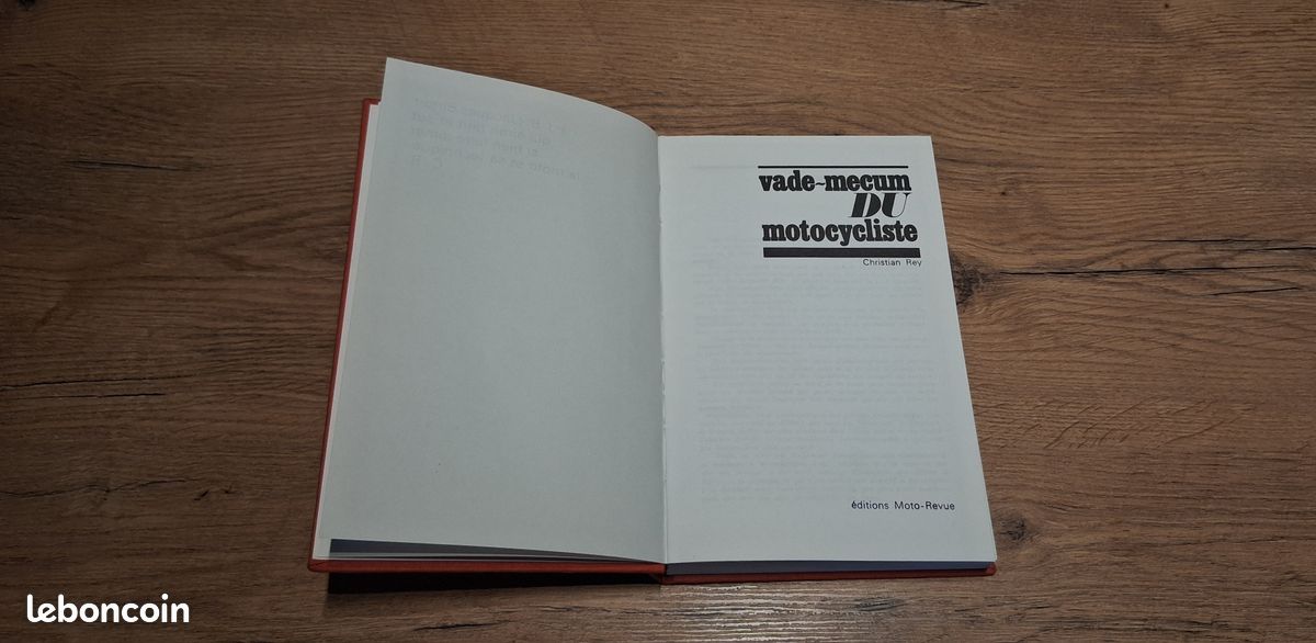 Livre Vade-Mecum du motocycliste, Chritian Rey, Moto revue (image 3)