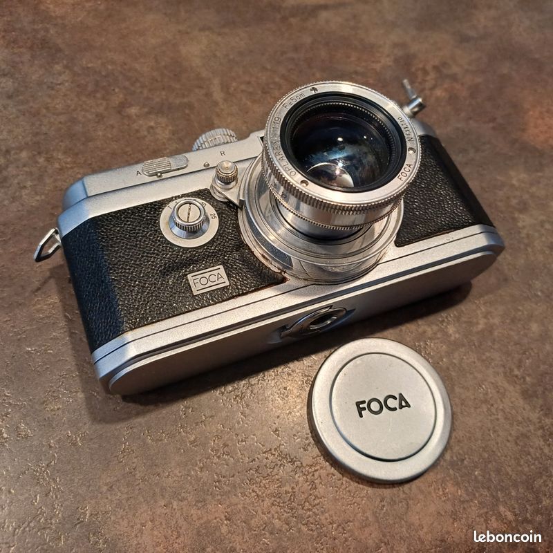 Appareil Photo Argentique FOCA Universel Modèle 3 – 35 Mm Avec Double Objectif OPLAR (années 50)