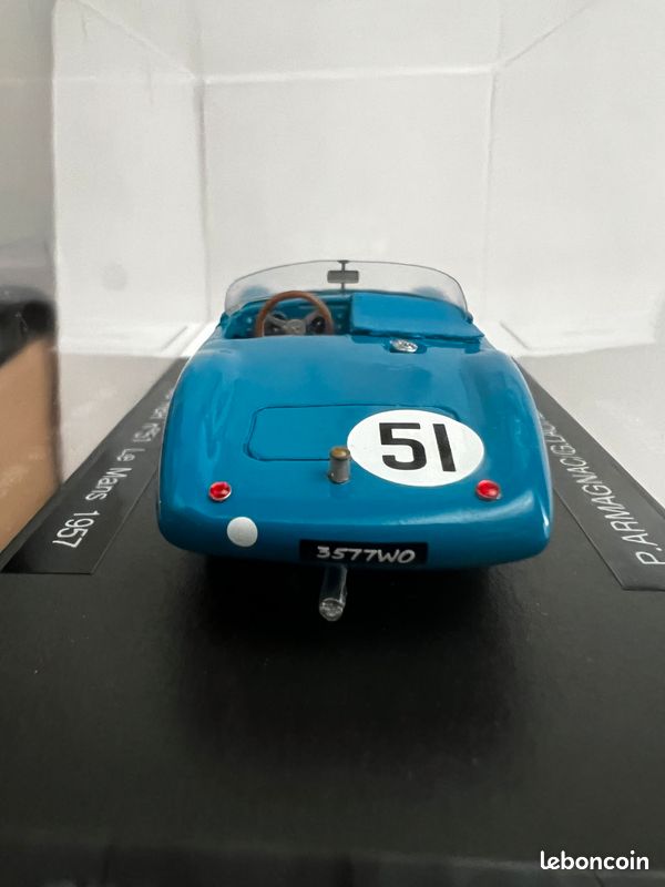 Miniature Voiture Panhard N°51 - 24H Du Mans 1957 - GCAM 1/43 Edition Limitée