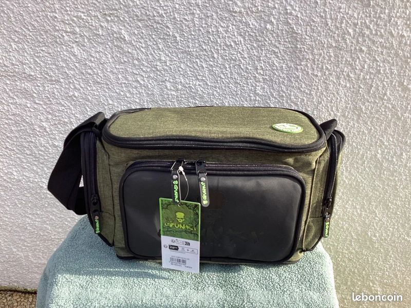 Grand Sac à Leurres Jarvis Walker + 5 Boîtes De Pêche - Sans Fermeture éclair - Neuf Bleu/gris